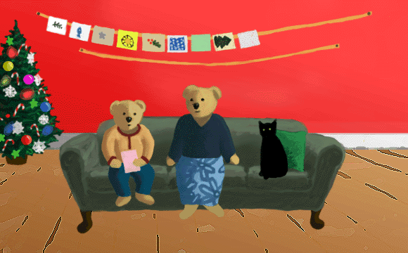 the Bear family living room on December 10