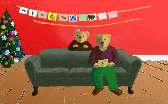 the Bear family living room on December 11