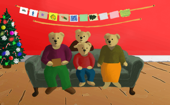 the Bear family living room on December 12