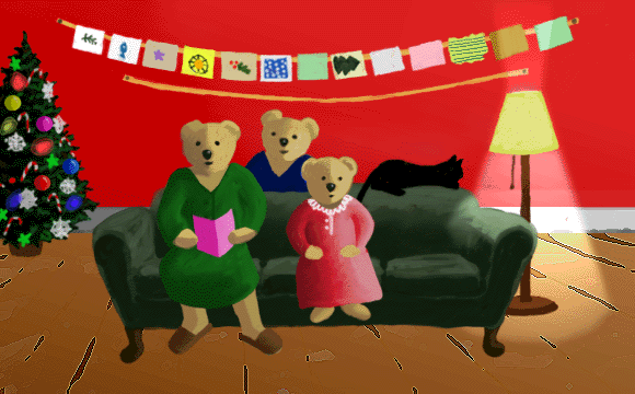 the Bear family living room on December 14