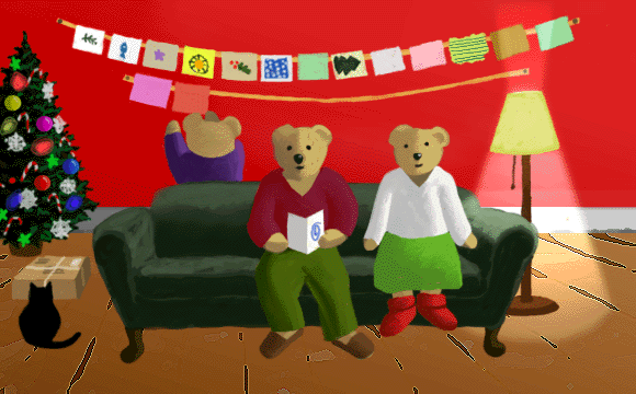 the Bear family living room on December 16