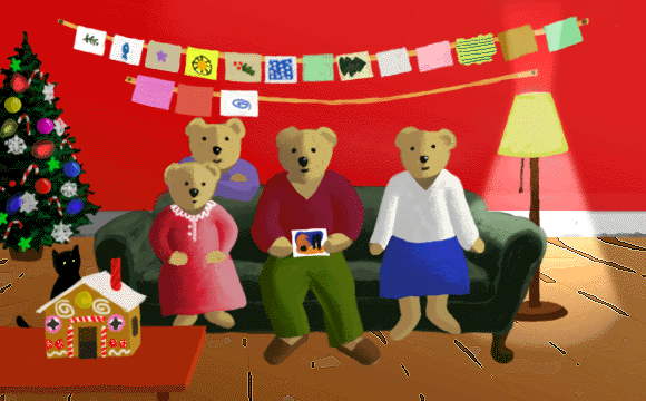 the Bear family living room on December 17