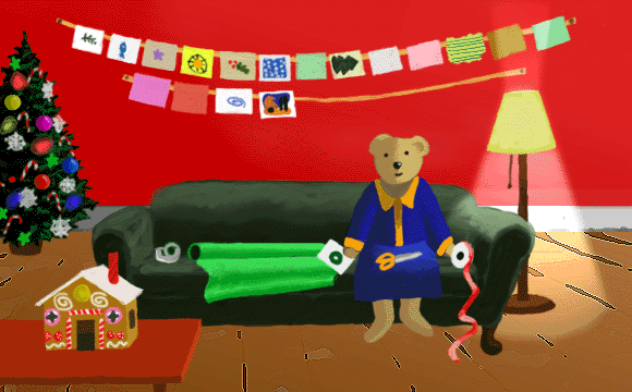 the Bear family living room on December 18