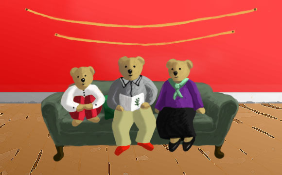 the Bear family living room on December 1