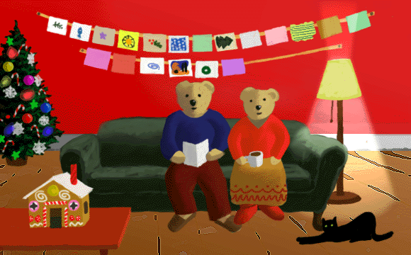 the Bear family living room on December 20