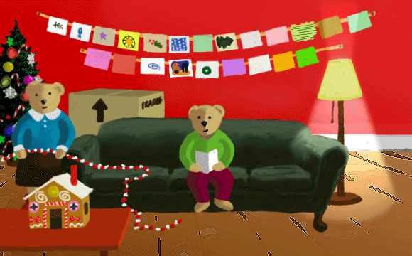the Bear family living room on December 23