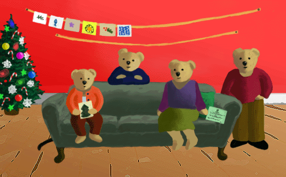 the Bear family living room on December 8