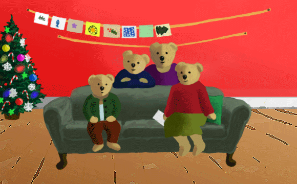 the Bear family living room on December 9